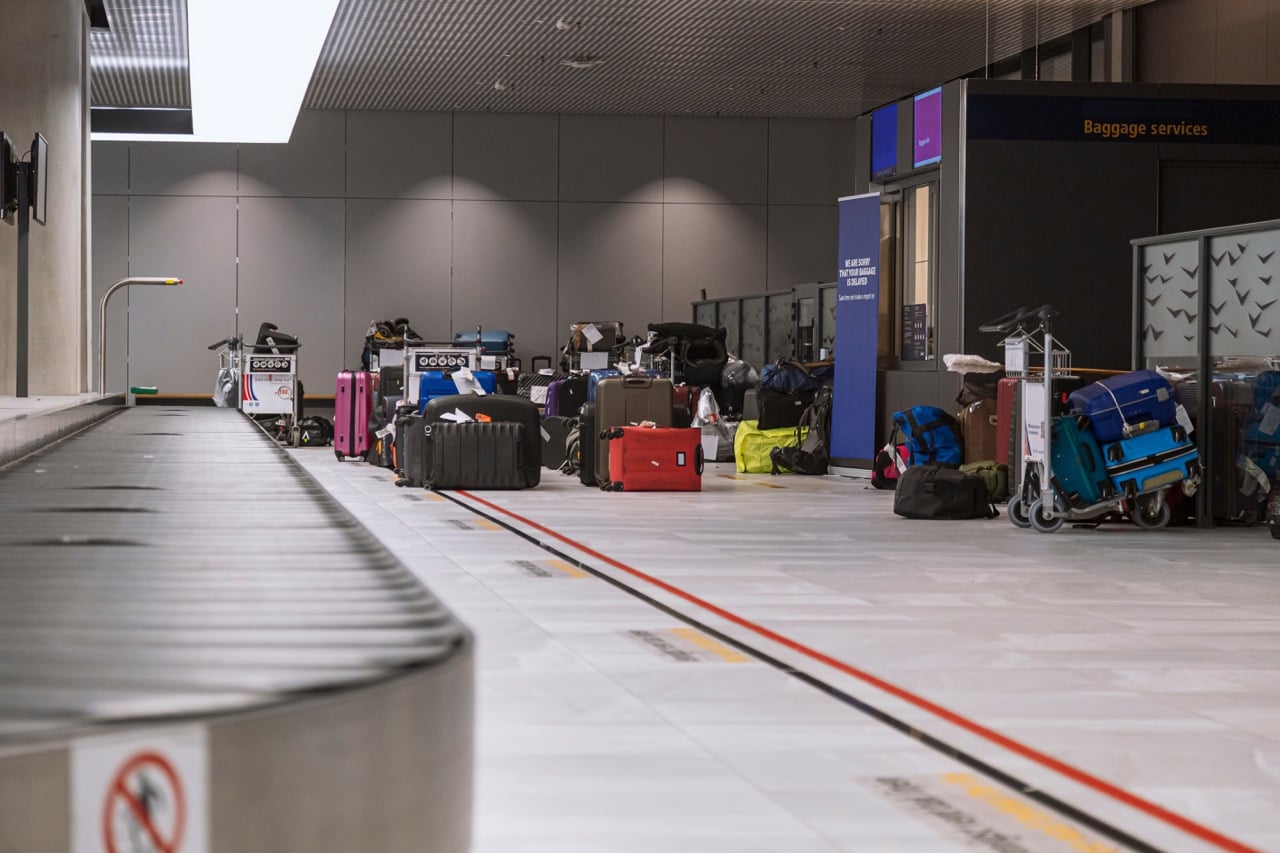 Lost Lugage at an Airport 