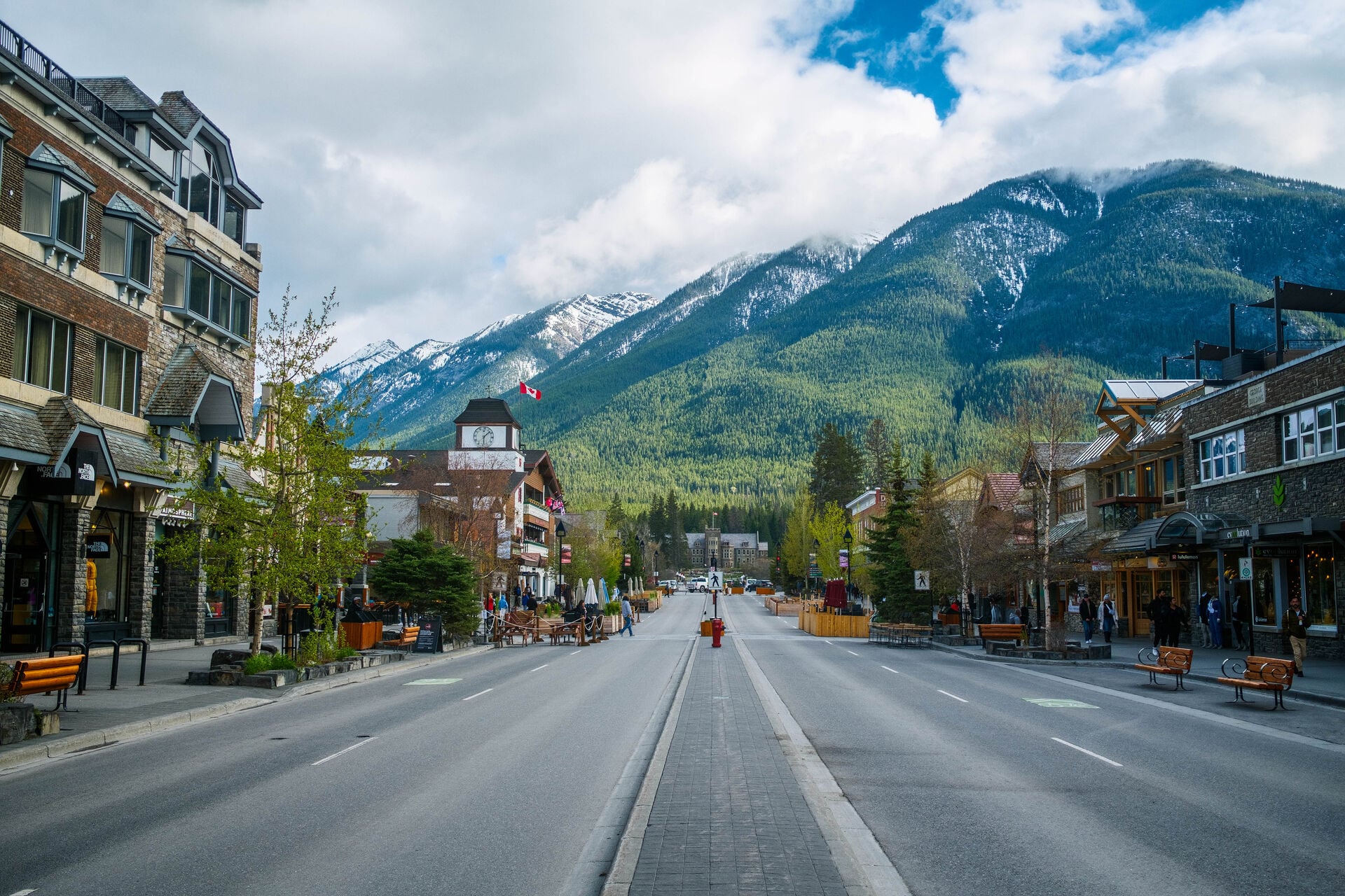 Banff Alberta Canada Downtown