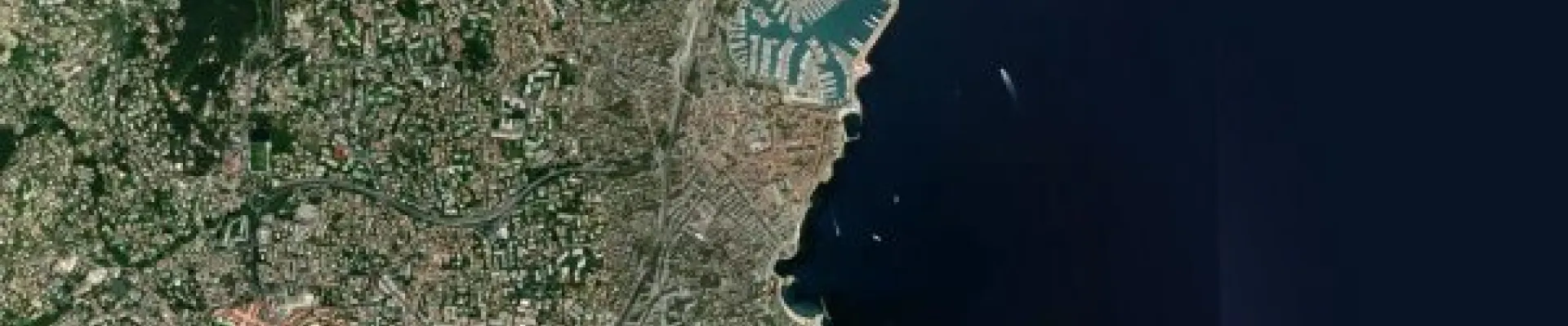 Satellite view of Antibes