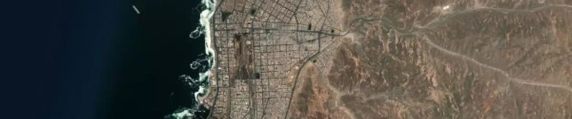 Satellite view of Antofagasta