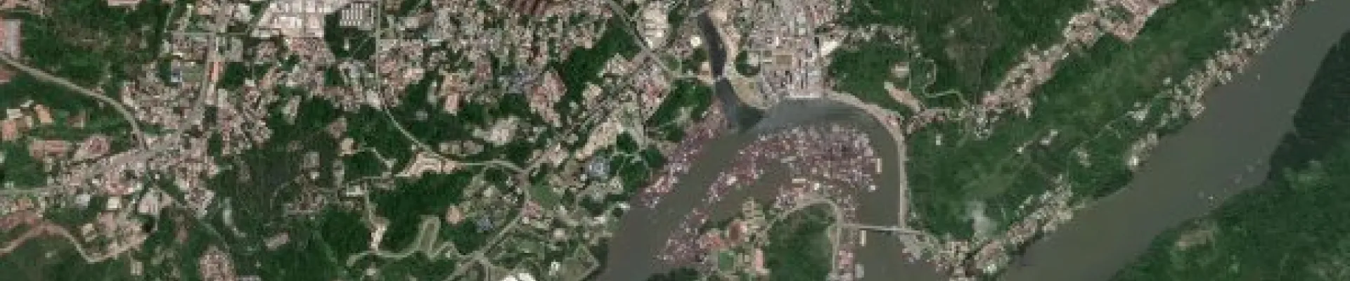 Satellite view of Bandar Seri Begawan