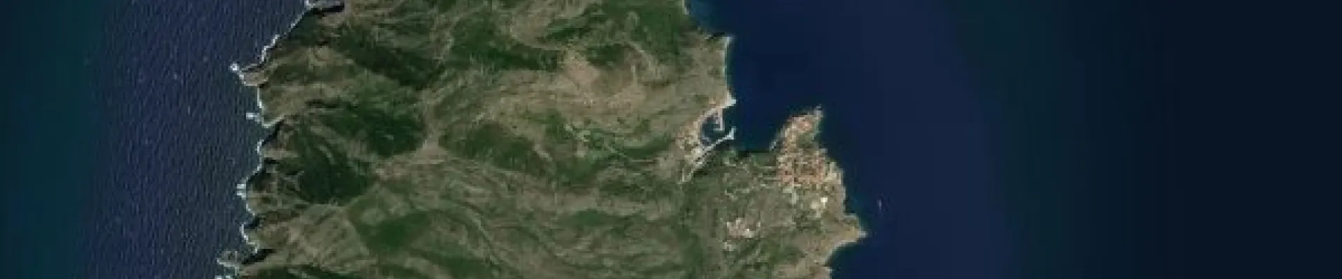 Satellite view of Capraia