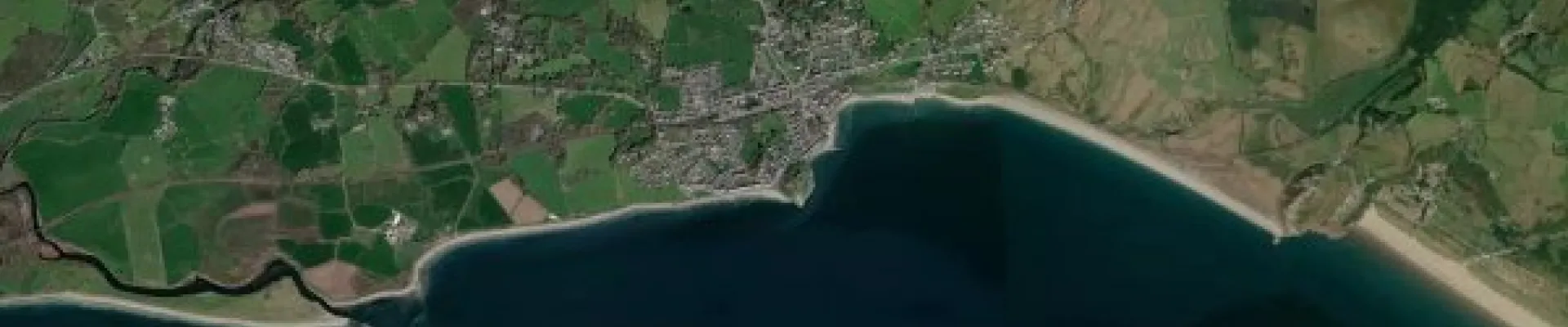Satellite view of Criccieth