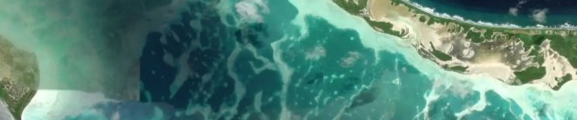 Satellite view of Fanning Islands