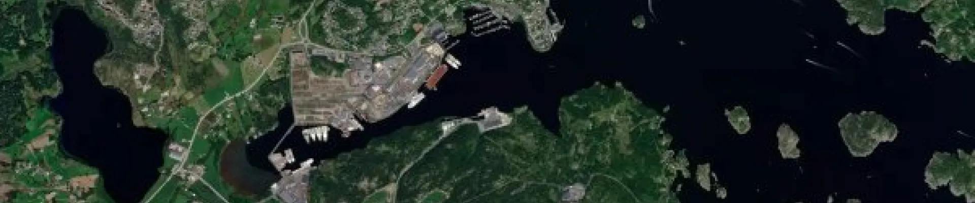 Satellite view of Farsund