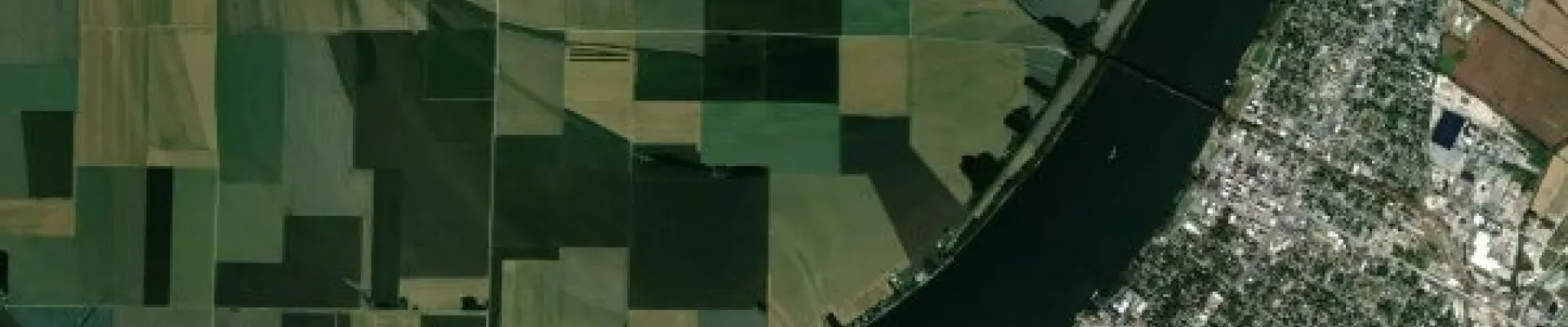 Satellite view of Henderson, Kentucky