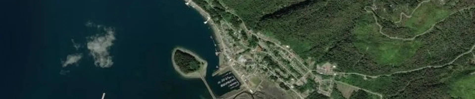 Satellite view of Hoonah
