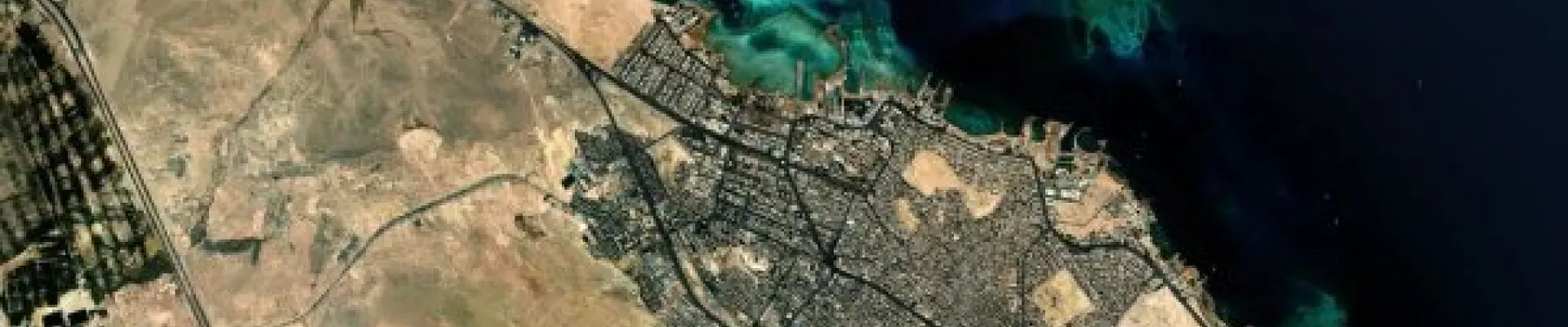 Satellite view of Hurghada