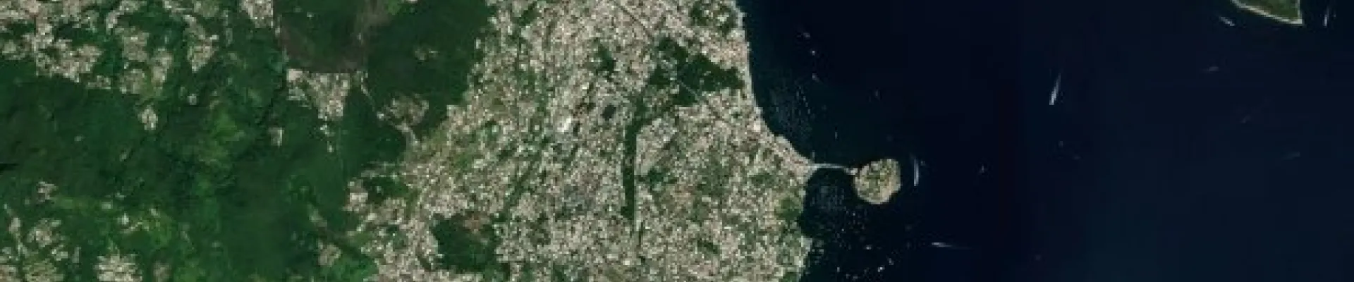 Satellite view of Ischia Island