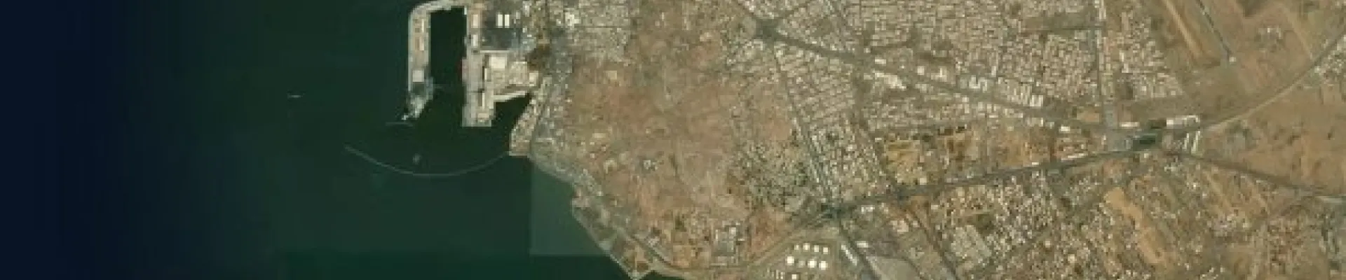Satellite view of Jizan