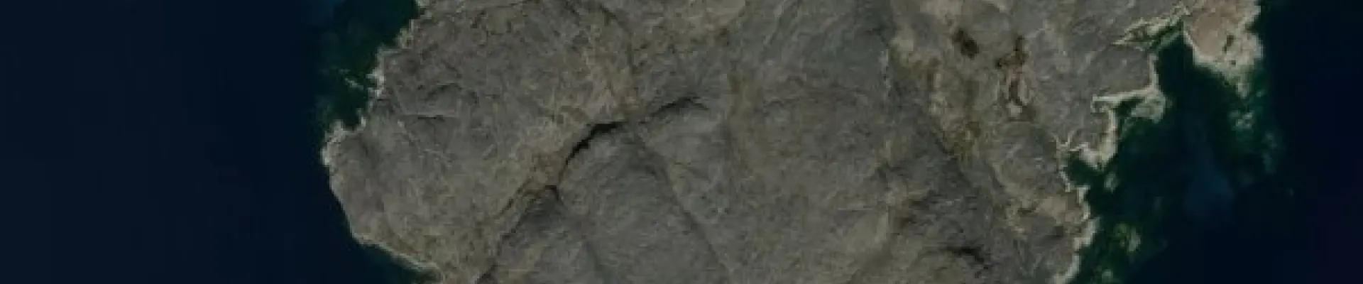 Satellite view of Kekerten Island, Nunavut