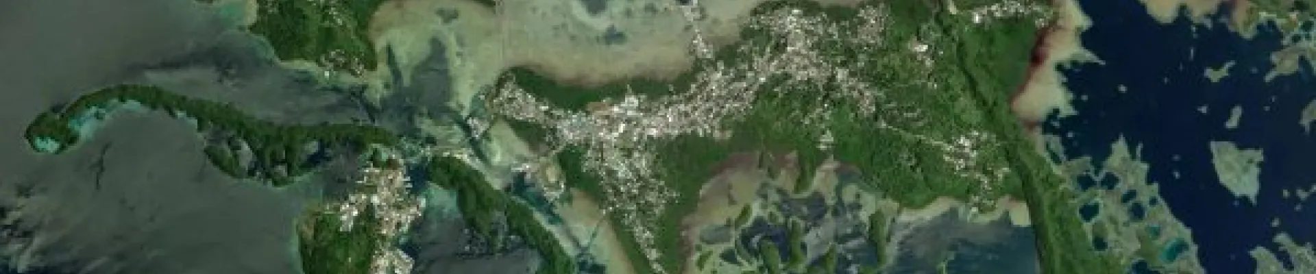 Satellite view of Koror