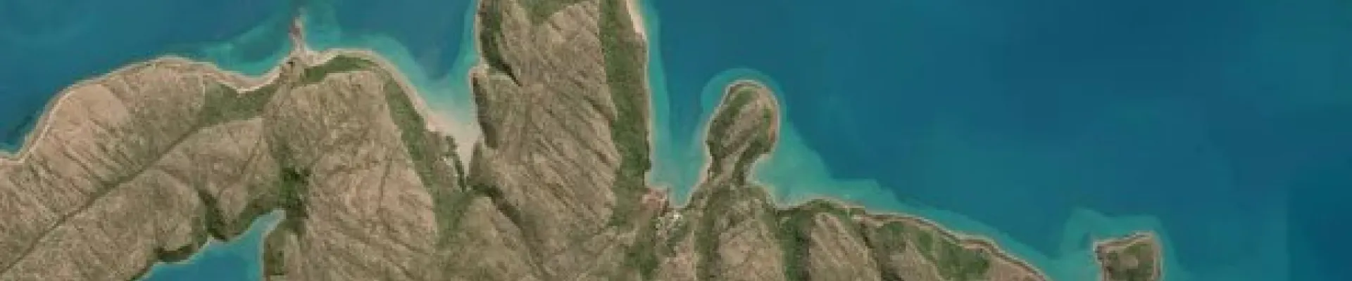 Satellite view of Kuri Bay, Western Australia