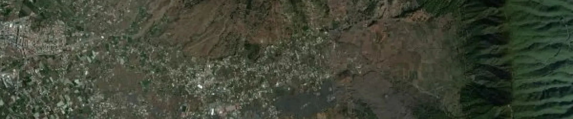 Satellite view of La Palma, Canary Islands