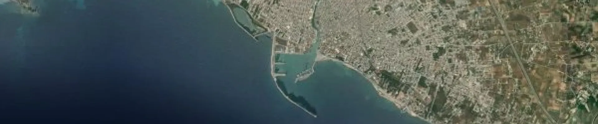 Satellite view of Mazara del Vallo