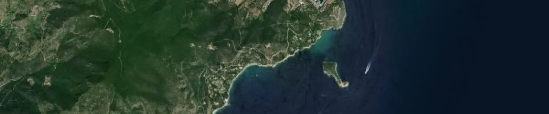 Satellite view of Porto Ercole