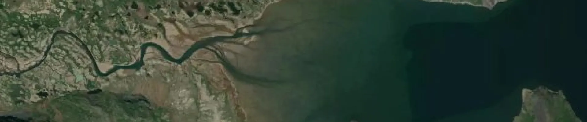 Satellite view of Ramah Bay, Newfoundland and Labrador