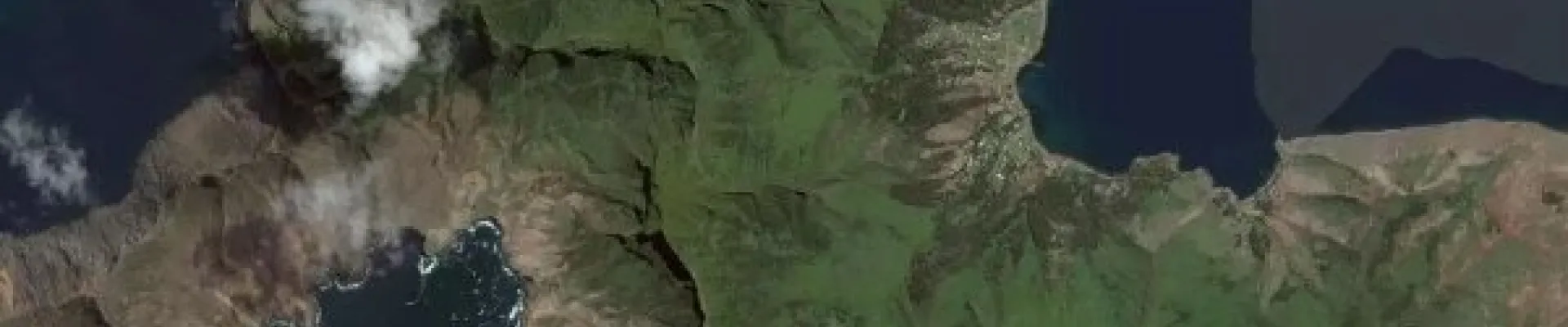 Satellite view of San Juan Bautista (Robinson Crusoe Island)