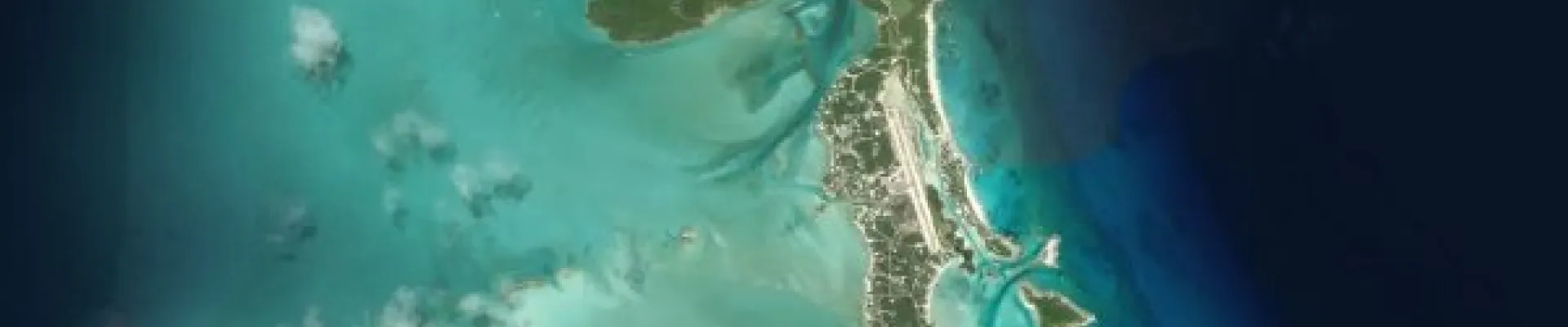 Satellite view of Staniel Cay
