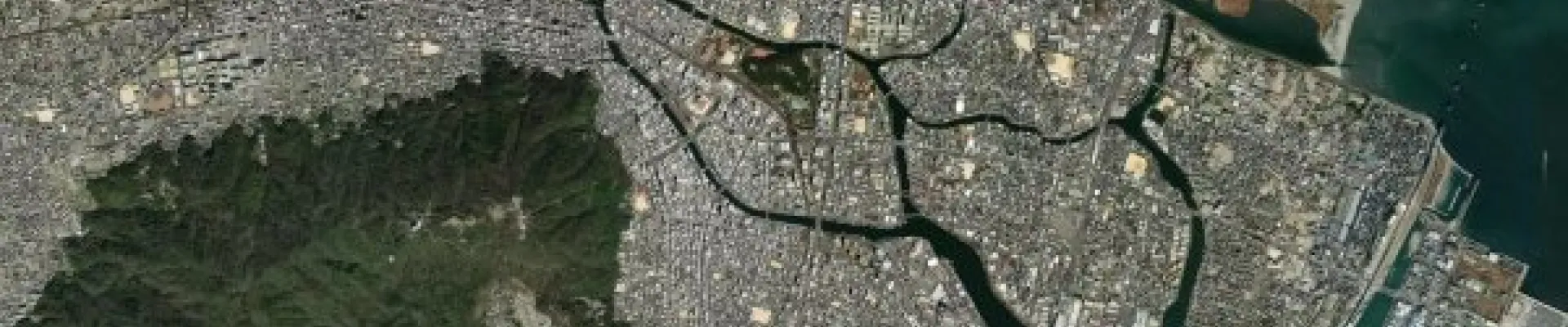 Satellite view of Tokushima