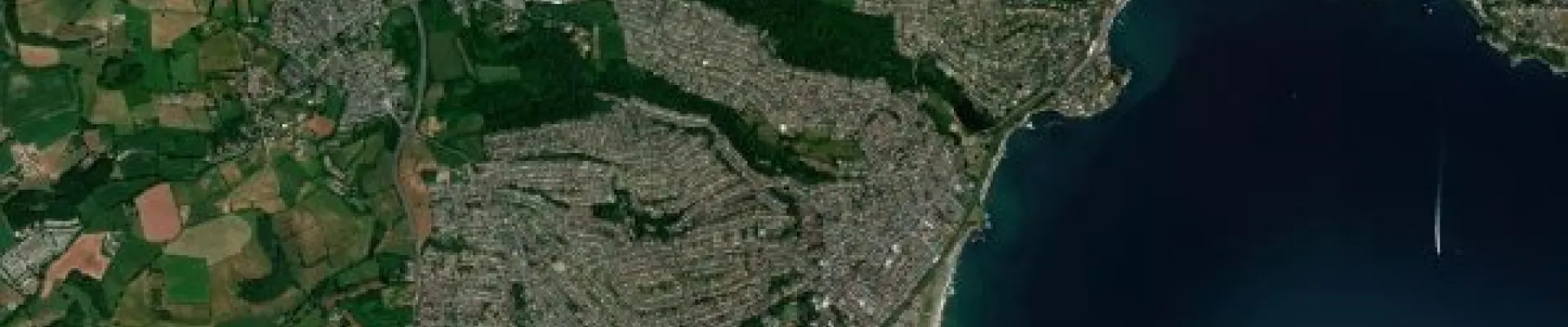 Satellite view of Torbay/Paignton