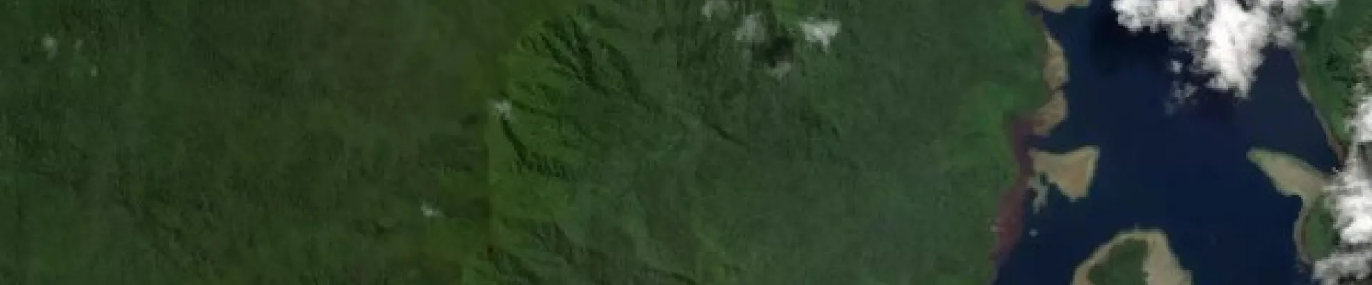 Satellite view of Vanikoro Island