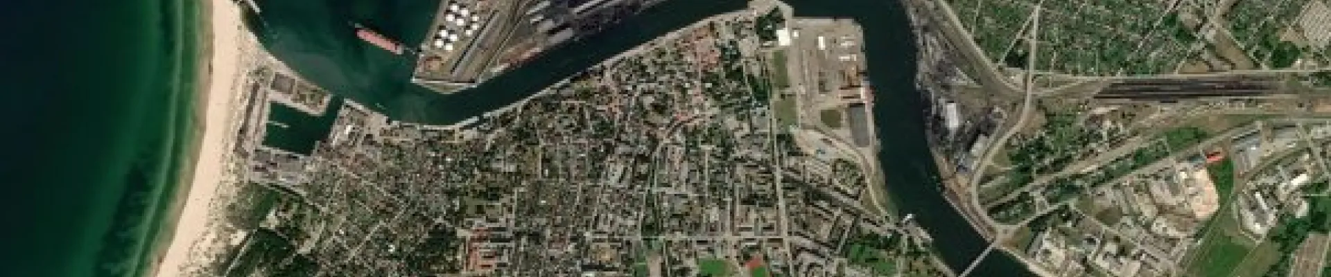 Satellite view of Ventspils