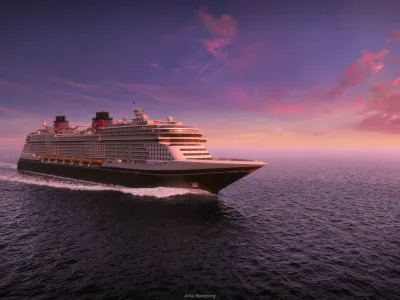 Disney Cruise Line  Disney Destiny Rendering - Disney   2