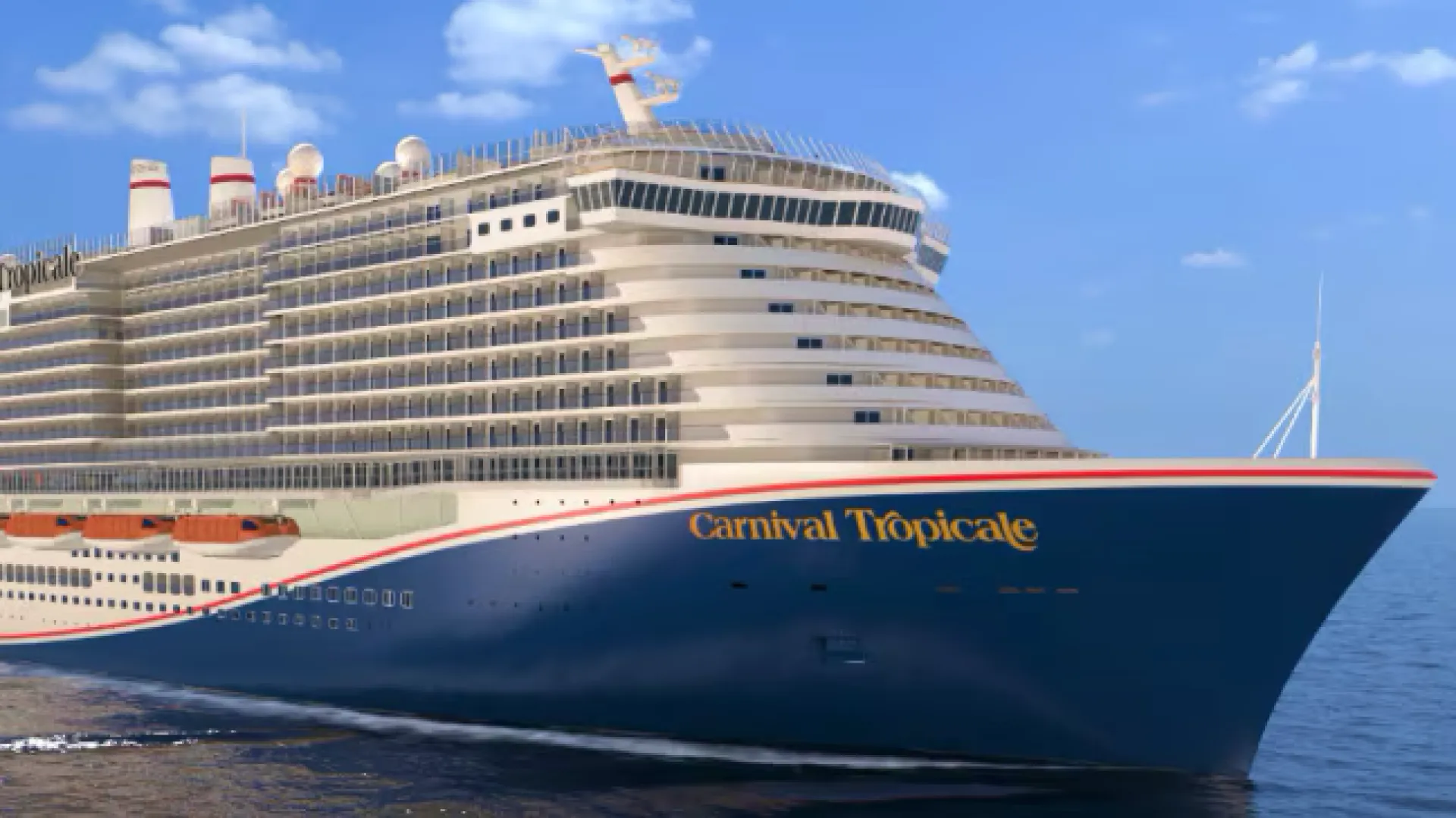 Carnival Cruise Line  Carnival Tropicale Exterior  Low Res 
