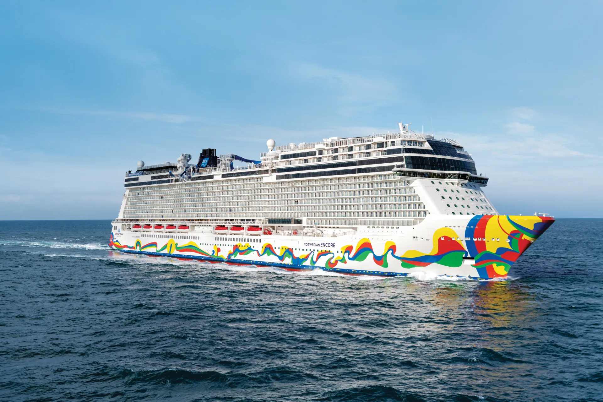 NCL  Norwegian Encore  At Sea Exterior 2