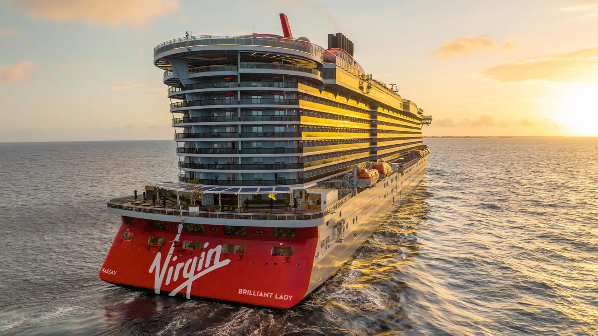 Virgin Voyages Brilliant Lady Exterior Rendering