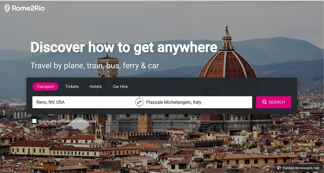 Rome2Rio Website & App