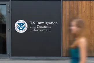 US Immigrations and Customs Enforcement Building