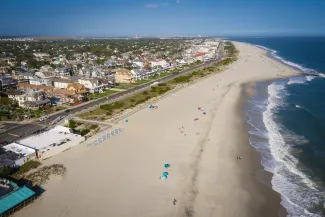 Cape May, New Jersey from a Drone