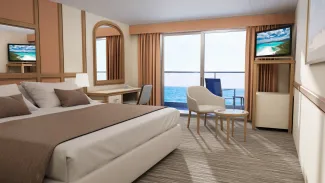 Carnival Encounter - Aft-View Extended Balcony