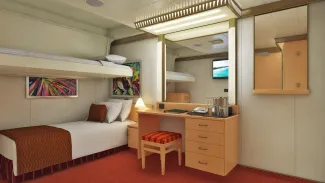 Carnival Splendor - Interior Upper/Lower (and Porthole)