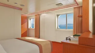 Carnival Splendor - Ocean View and Ocean View (Obstructed View)