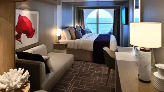 Celebrity Ascent - Deluxe Porthole View with Veranda Stateroom