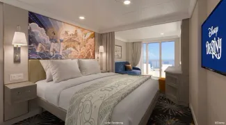 Disney Destiny - Deluxe Oceanview Stateroom with Verandah