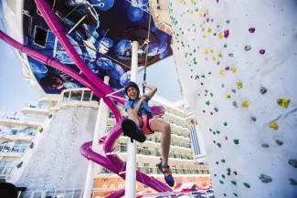 Harmony of the Seas - Rock Climbing Wall