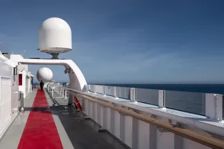 MS Roald Amundsen - Outdoor Running Track