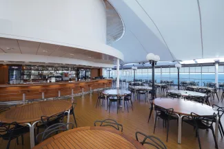 MSC Lirica - La Pergola Outside Cafeteria