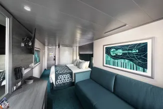 MSC Meraviglia - Deluxe Balcony with Partial View