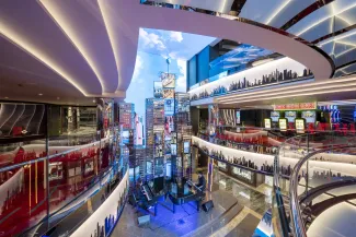 MSC Seashore - Times Square