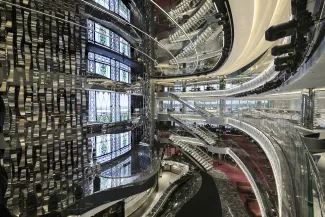 MSC Seaside - Four Deck Atrium