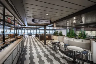MSC Seaside - Marketplace Buffet Restaurant