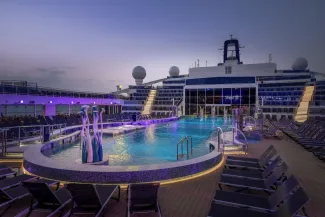 MSC World America - La Plage Pool