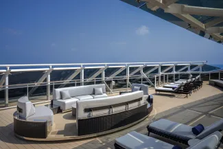 MSC World America - MSC Yacht Club Sundeck & Pool