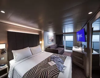 MSC World Asia - Deluxe Balcony with Partial View