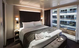 MSC World Asia - Deluxe Balcony with Promenade View